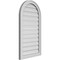 Ekena Millwork Round Top Surface Mount PVC Gable Vent: Functional, w/ 2"W x 1-1/2"P Brickmould Frame, 20"W x 36"H GVPRT20X3602SF - alternate 4
